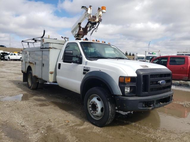 1FD4F46YX8EA84391 - 2008 FORD F450 SUPER DUTY WHITE photo 4