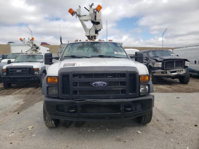 1FD4F46Y78EB69124 - 2008 FORD F450 SUPER DUTY WHITE photo 5