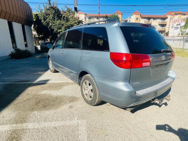 5TDZA23C25S242122 - 2005 TOYOTA SIENNA CE BLUE photo 3