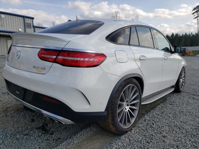 4JGED6EB2JA091223 - 2018 MERCEDES-BENZ GLE COUPE 43 AMG WHITE photo 3