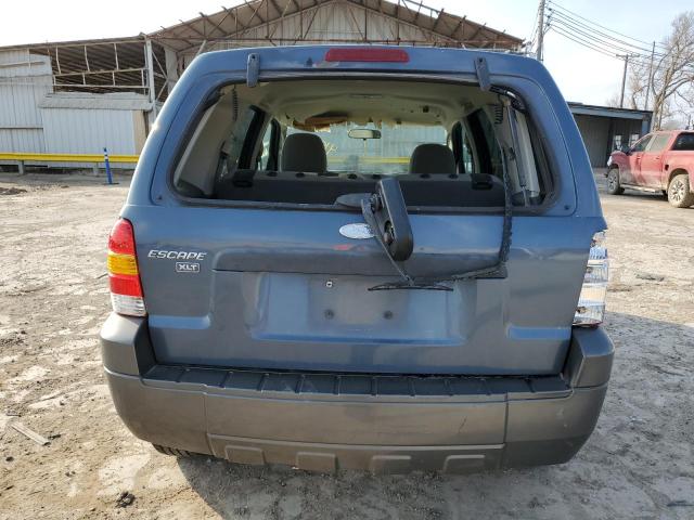 1FMYU03175KA75989 - 2005 FORD ESCAPE XLT BLUE photo 6