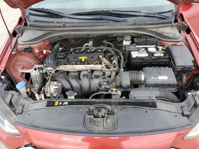 5NPD84LF9HH197539 - 2017 HYUNDAI ELANTRA SE RED photo 11