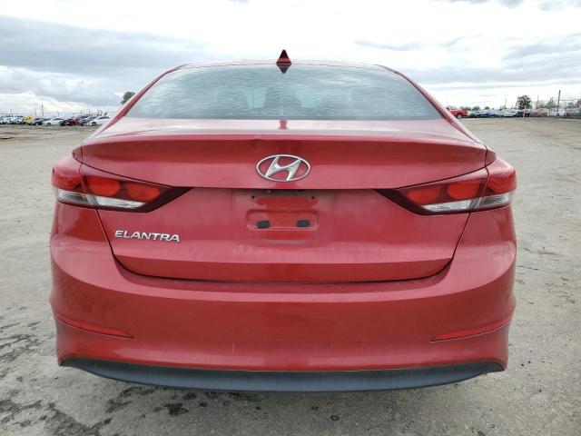 5NPD84LF9HH197539 - 2017 HYUNDAI ELANTRA SE RED photo 6