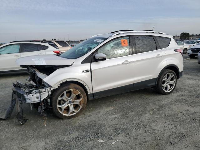 1FMCU9J98HUC11644 - 2017 FORD ESCAPE TITANIUM WHITE photo 1