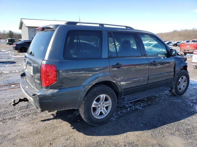 2HKYF18513H547485 - 2003 HONDA PILOT EXL GRAY photo 3