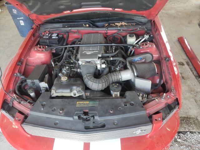 1ZVHT82H275351790 - 2007 FORD MUSTANG GT RED photo 11