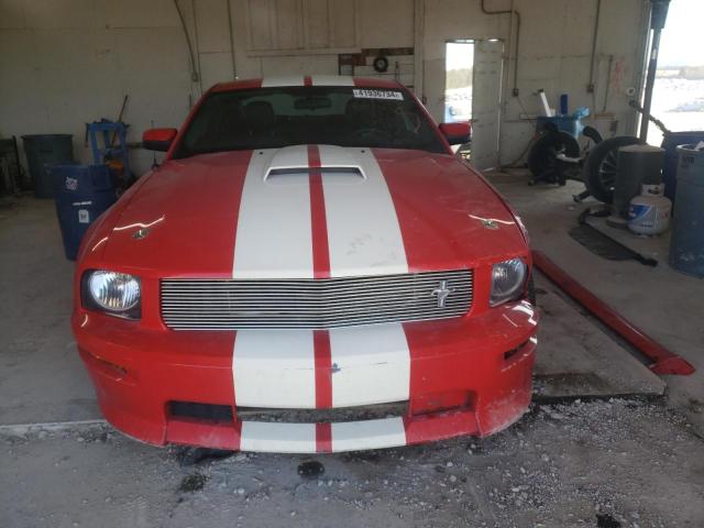 1ZVHT82H275351790 - 2007 FORD MUSTANG GT RED photo 5