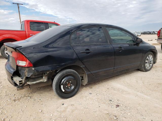 19XFA1F82AE014954 - 2010 HONDA CIVIC EX BLACK photo 3