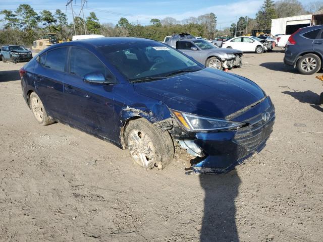 5NPD84LF1KH420986 - 2019 HYUNDAI ELANTRA SEL BLUE photo 4