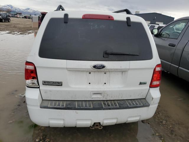 1FMCU9DG4AKC28372 - 2010 FORD ESCAPE XLT WHITE photo 6