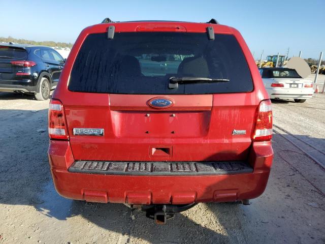 1FMCU0DG9AKD05135 - 2010 FORD ESCAPE XLT RED photo 6