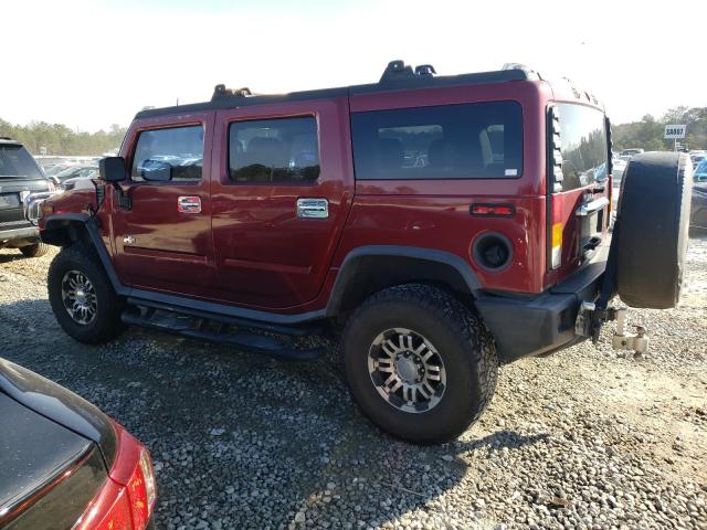 5GRGN23U23H136757 - 2003 HUMMER H2 RED photo 2