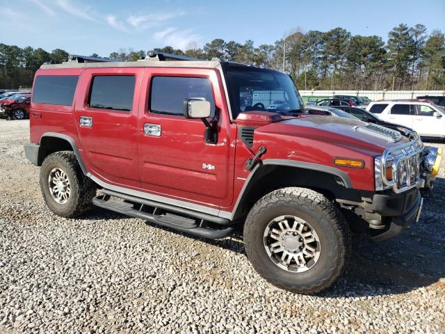 5GRGN23U23H136757 - 2003 HUMMER H2 RED photo 4