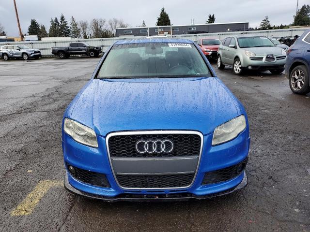 WUARU78E77N905663 - 2007 AUDI RS4 QUATTRO BLUE photo 5