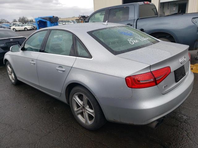 WAUAFAFL4DN049797 - 2013 AUDI A4 PREMIUM SILVER photo 2