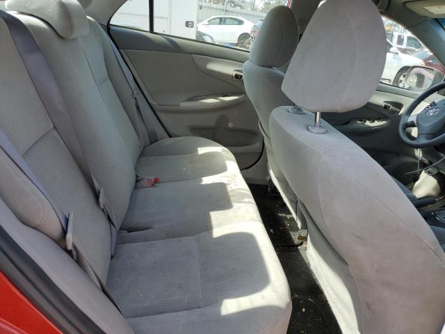 1NXBU4EE7AZ181452 - 2010 TOYOTA COROLLA BASE RED photo 10
