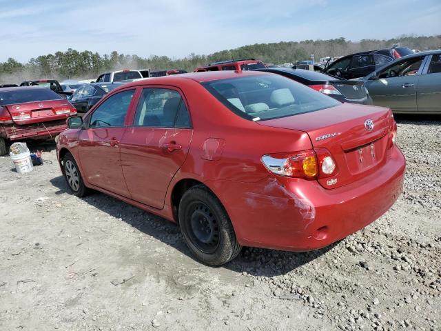 1NXBU4EE7AZ181452 - 2010 TOYOTA COROLLA BASE RED photo 2