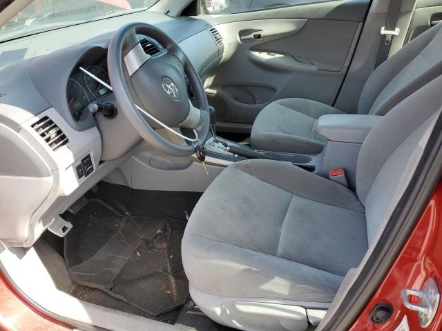 1NXBU4EE7AZ181452 - 2010 TOYOTA COROLLA BASE RED photo 7