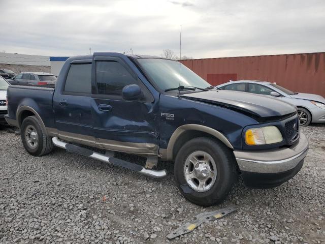 1FTRW07L43KB96331 - 2003 FORD F150 SUPERCREW BLUE photo 4