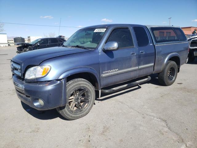 5TBRT34194S450096 - 2004 TOYOTA TUNDRA ACCESS CAB SR5 BLUE photo 1