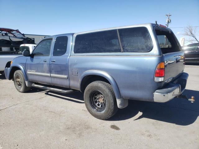 5TBRT34194S450096 - 2004 TOYOTA TUNDRA ACCESS CAB SR5 BLUE photo 2