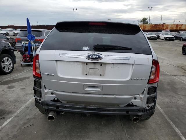 2FMDK3KC1CBA12757 - 2012 FORD EDGE LIMITED SILVER photo 6