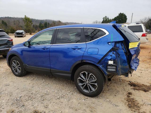 7FARW2H87LE013995 - 2020 HONDA CR-V EXL BLUE photo 2