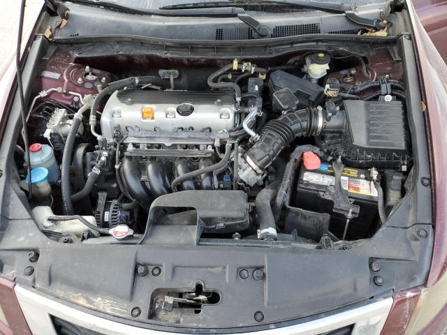 JHMCP26319C012447 - 2009 HONDA ACCORD LX BURGUNDY photo 11