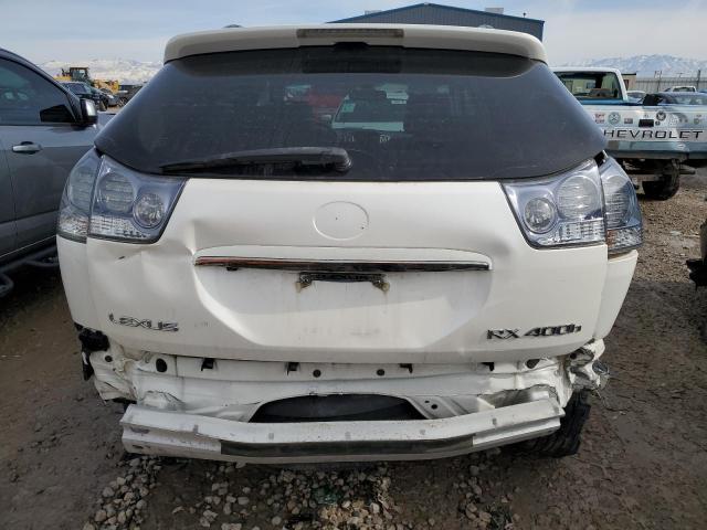 JTJHW31U882056057 - 2008 LEXUS RX 400H WHITE photo 6