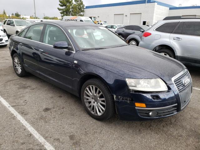 WAUDH74F27N084401 - 2007 AUDI A6 3.2 QUATTRO BLUE photo 4