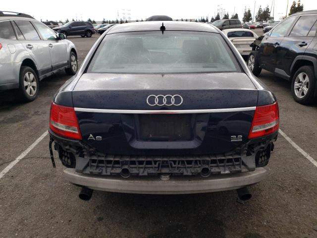 WAUDH74F27N084401 - 2007 AUDI A6 3.2 QUATTRO BLUE photo 6