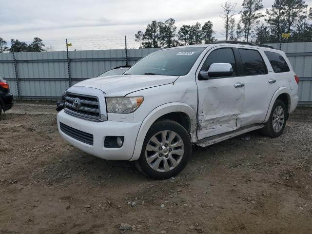 5TDKY5G17BS037379 - 2011 TOYOTA SEQUOIA LIMITED WHITE photo 1
