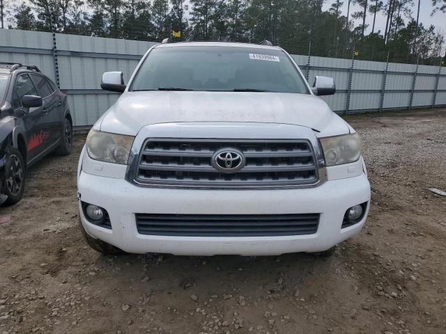 5TDKY5G17BS037379 - 2011 TOYOTA SEQUOIA LIMITED WHITE photo 5