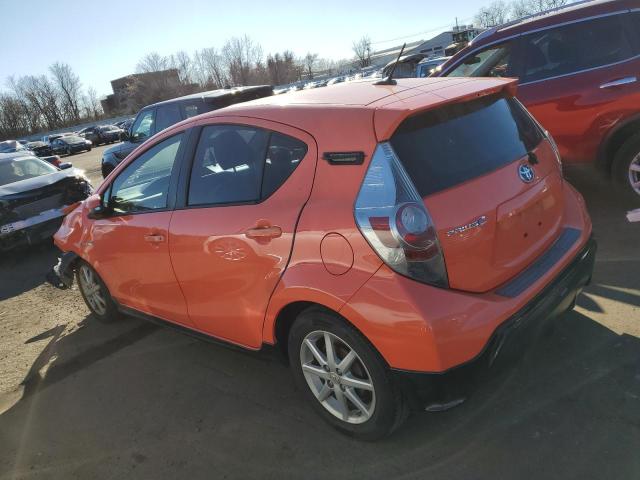 JTDKDTB37C1012389 - 2012 TOYOTA PRIUS C ORANGE photo 2