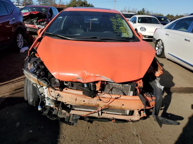 JTDKDTB37C1012389 - 2012 TOYOTA PRIUS C ORANGE photo 5