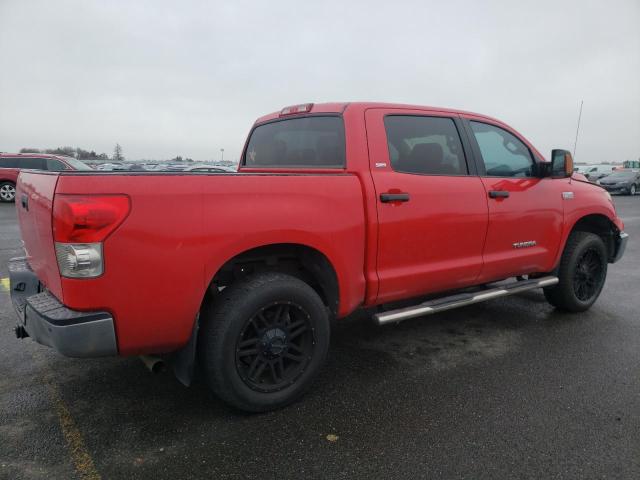 5TFEV54119X069999 - 2009 TOYOTA TUNDRA CREWMAX RED photo 3