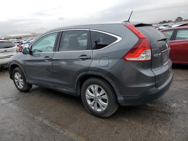 2HKRM4H74DH662063 - 2013 HONDA CR-V EXL GRAY photo 2