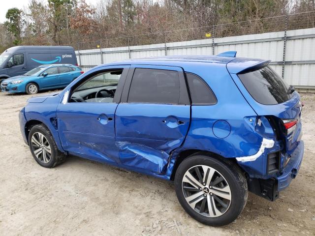 JA4APUAU2MU010790 - 2021 MITSUBISHI OUTLANDER ES BLUE photo 2