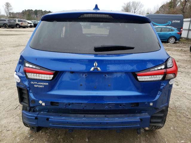 JA4APUAU2MU010790 - 2021 MITSUBISHI OUTLANDER ES BLUE photo 6