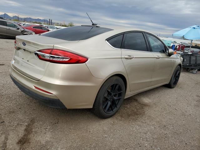 3FA6P0G73KR284631 - 2019 FORD FUSION S TAN photo 3