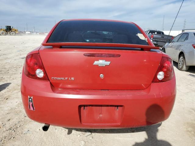 1G1AL52F757550538 - 2005 CHEVROLET COBALT LS RED photo 6