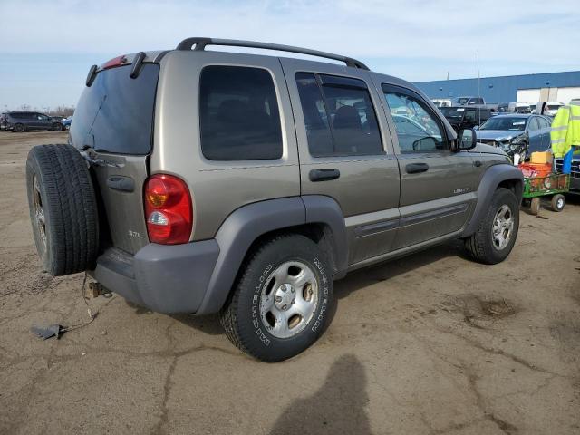 1J4GK48K04W241270 - 2004 JEEP LIBERTY SP BROWN photo 3