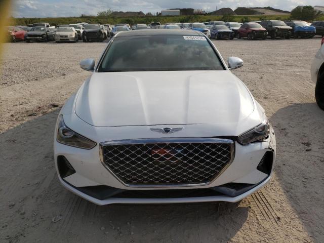 KMTG34LA7MU072069 - 2021 GENESIS G70 ELITE WHITE photo 5