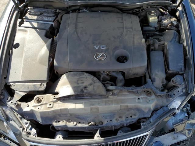 JTHBK262175026660 - 2007 LEXUS IS 250 BLACK photo 11