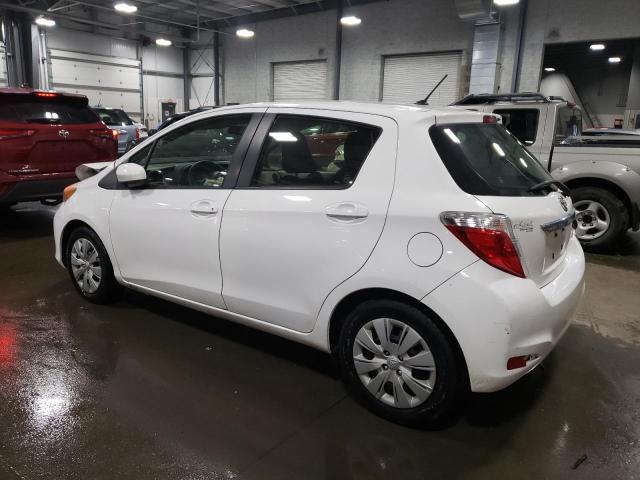 JTDKTUD30CD516495 - 2012 TOYOTA YARIS WHITE photo 2