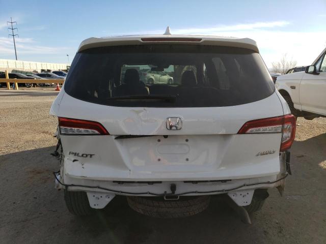 5FNYF6H33KB081115 - 2019 HONDA PILOT EX WHITE photo 6