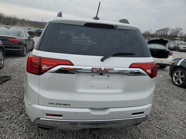 1GKKNPLS4KZ104607 - 2019 GMC ACADIA DENALI WHITE photo 6