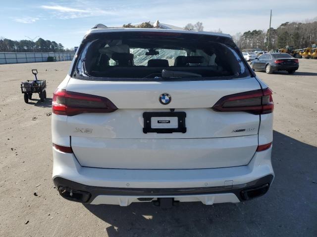 5UXCR6C06N9M84503 - 2022 BMW X5 XDRIVE40I WHITE photo 6