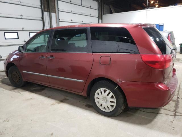 5TDZA29C44S023894 - 2004 TOYOTA SIENNA CE MAROON photo 2