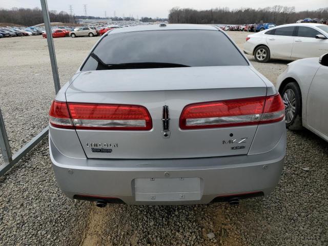 3LNHL2JC8CR822432 - 2012 LINCOLN MKZ SILVER photo 6